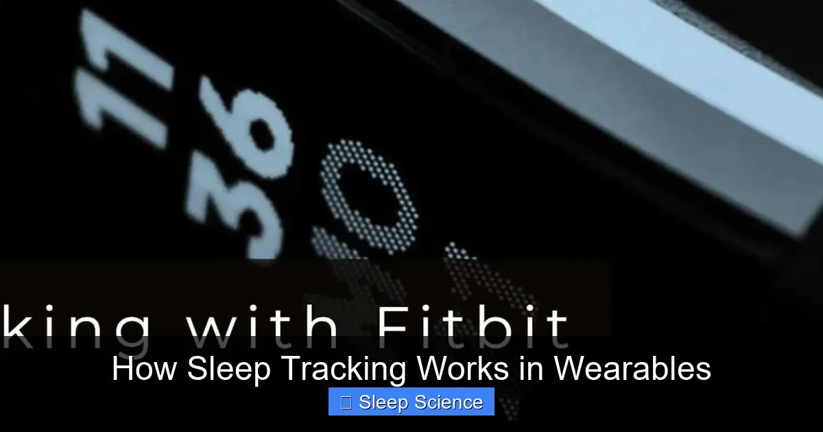 How Sleep Tracking Works in Wearables
