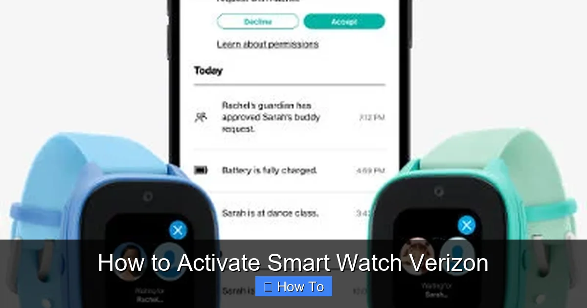 How to Activate Smart Watch Verizon