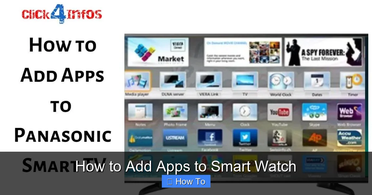 How to Add Apps to Smart Watch