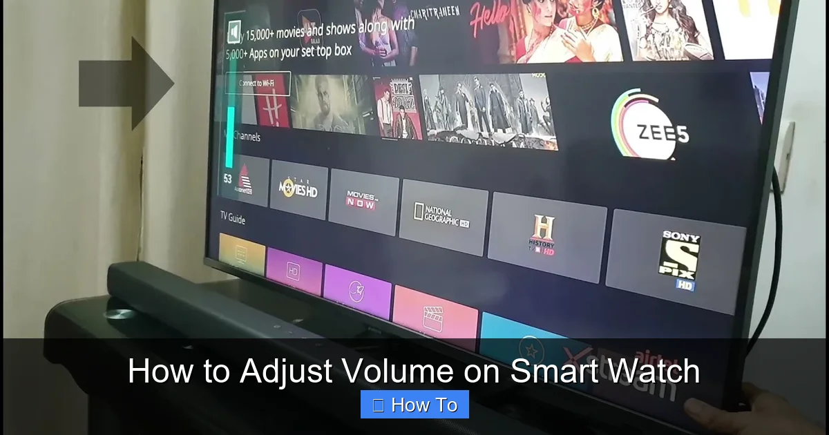 How to Adjust Volume on Smart Watch