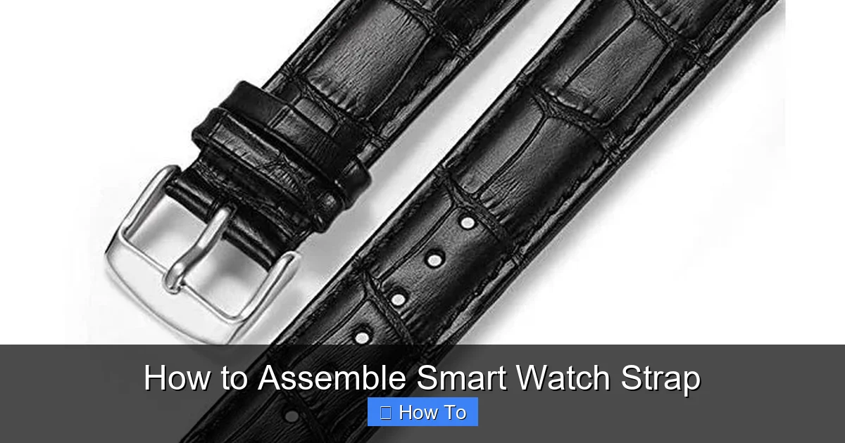 How to Assemble Smart Watch Strap