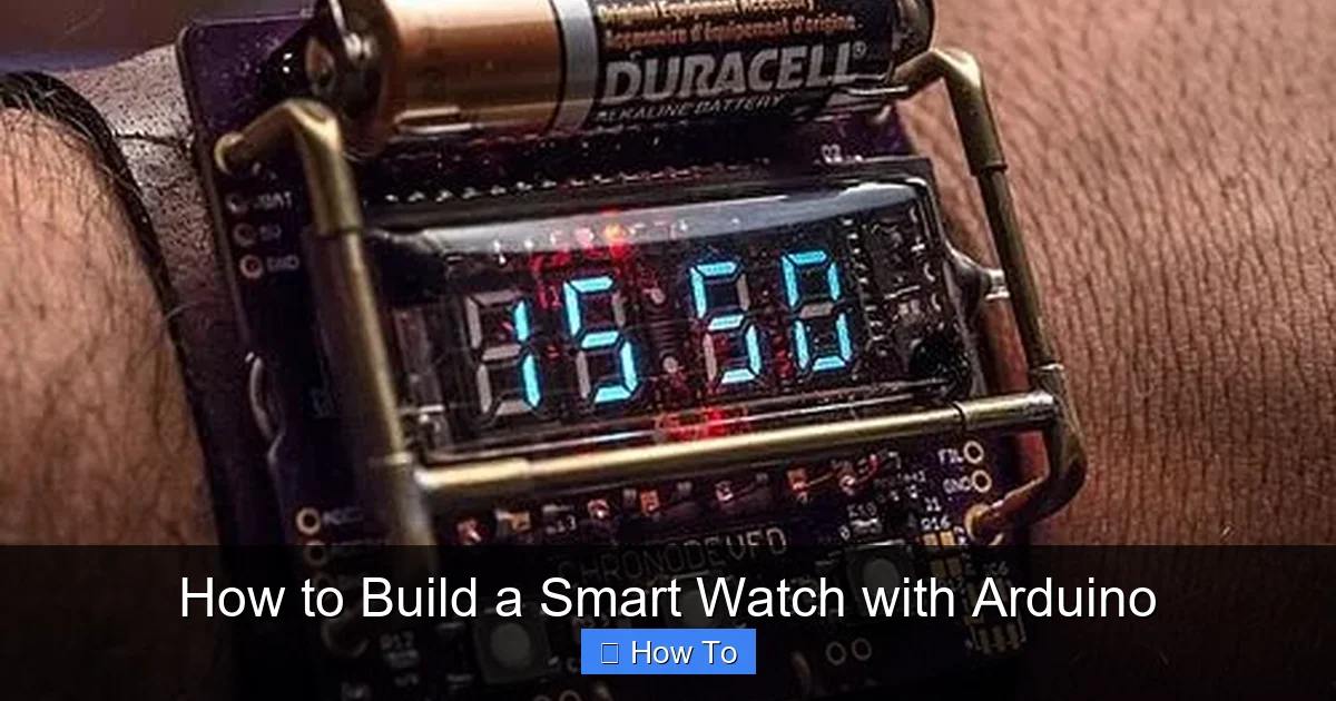 How to Build a Smart Watch with Arduino
