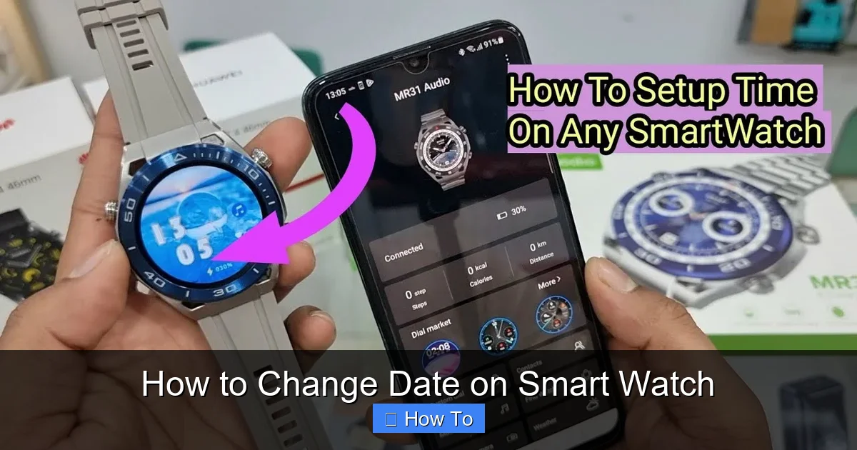 How to Change Date on Smart Watch