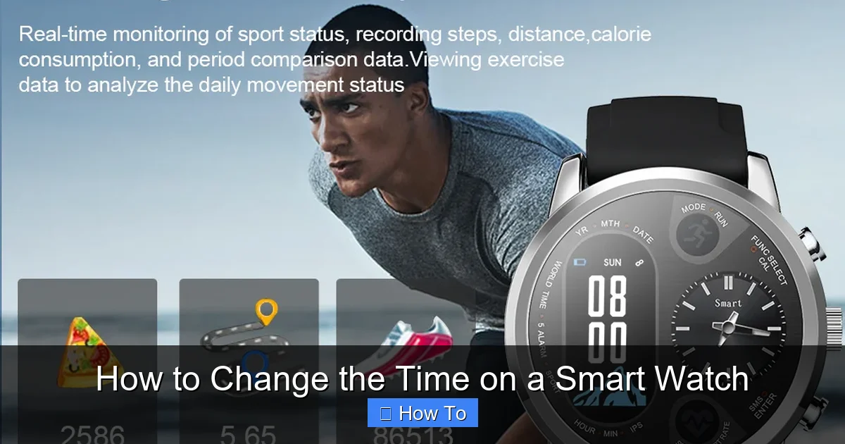 How to Change the Time on a Smart Watch