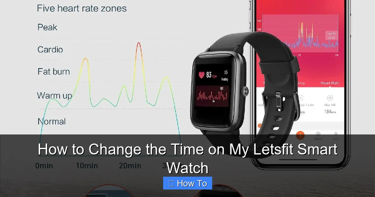 How to Change the Time on My Letsfit Smart Watch