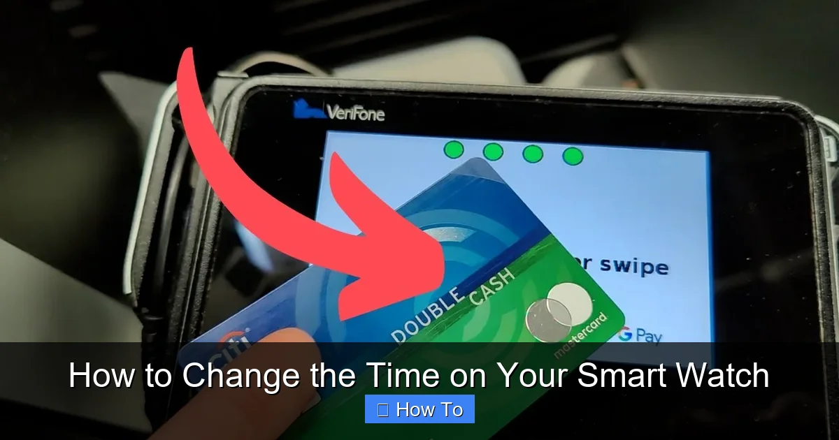 How to Change the Time on Your Smart Watch