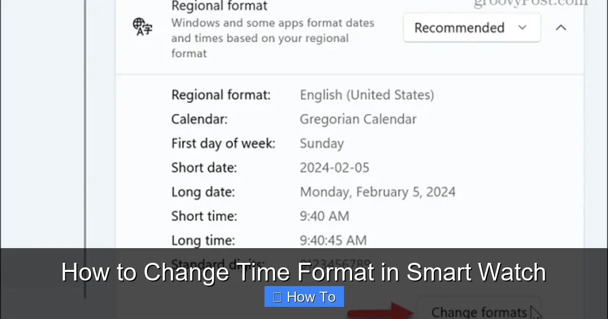 How to Change Time Format in Smart Watch