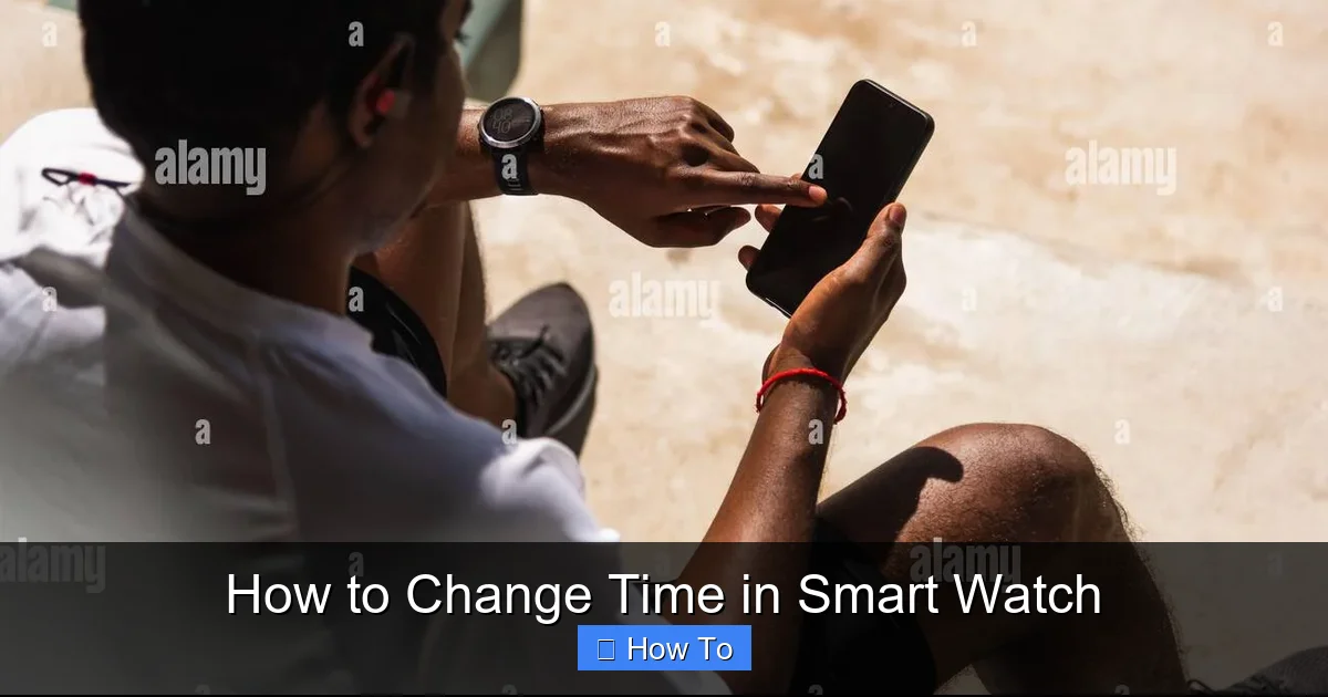 How to Change Time in Smart Watch
