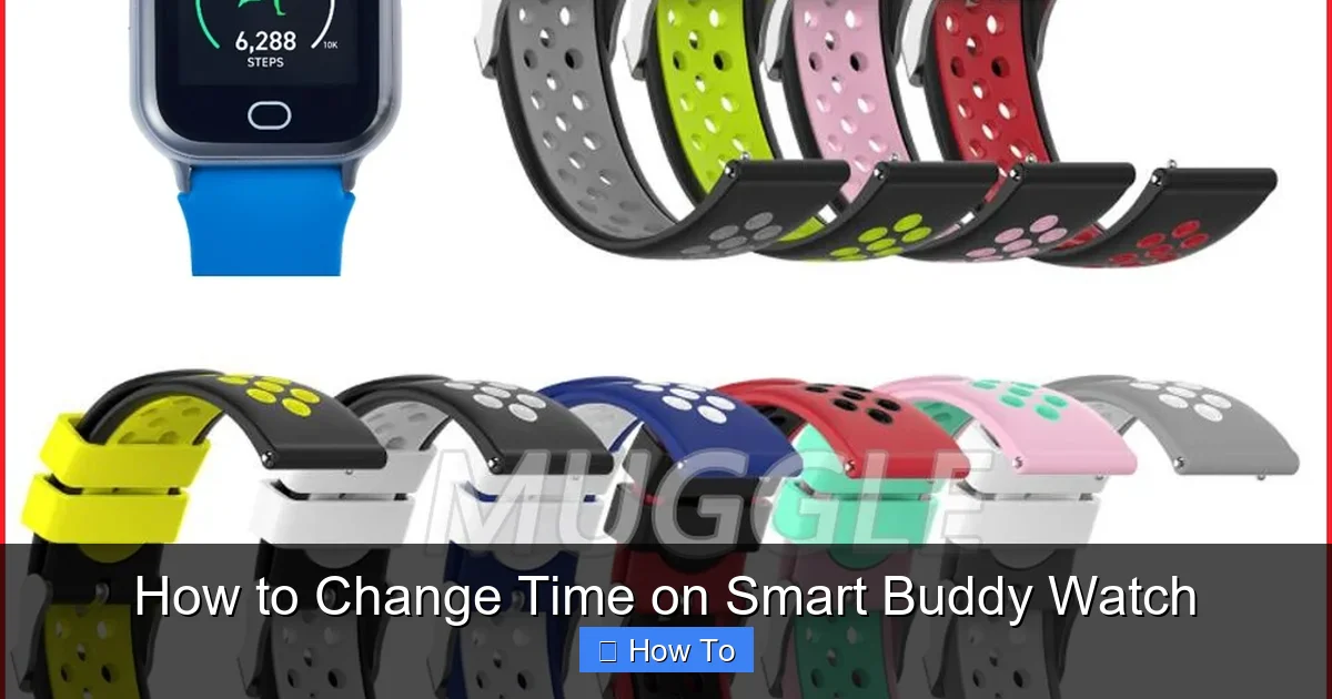 How to Change Time on Smart Buddy Watch