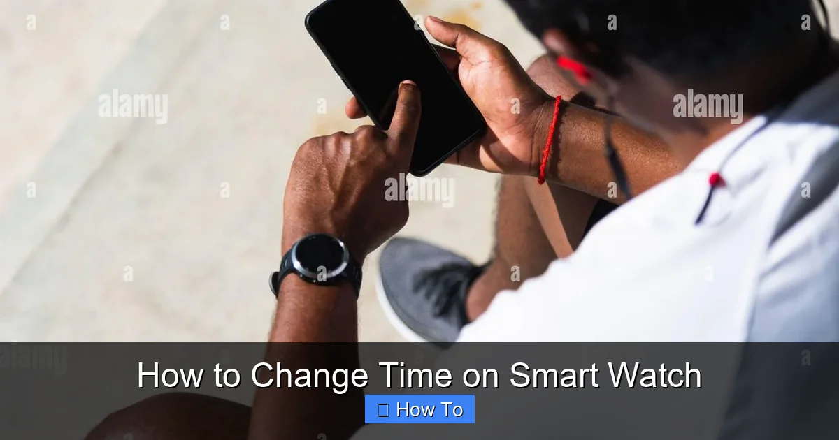 How to Change Time on Smart Watch