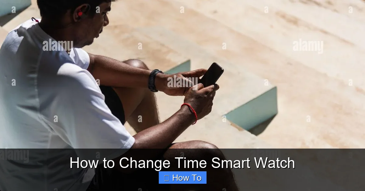 How to Change Time Smart Watch