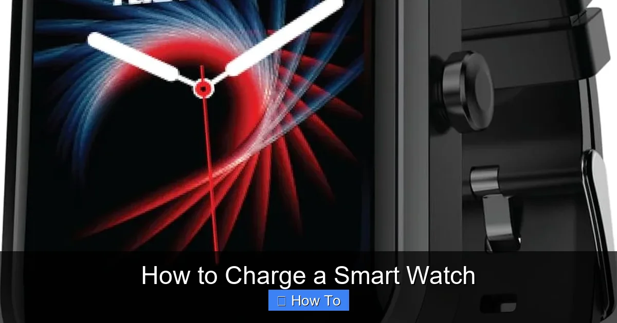 How to Charge a Smart Watch