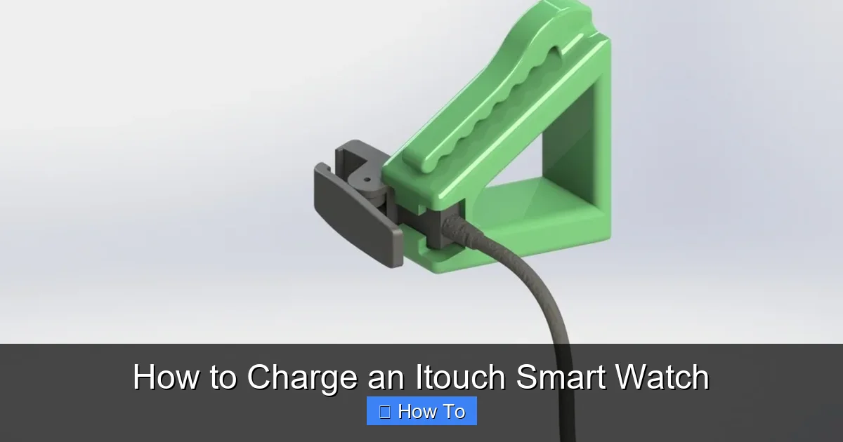 How to Charge an Itouch Smart Watch