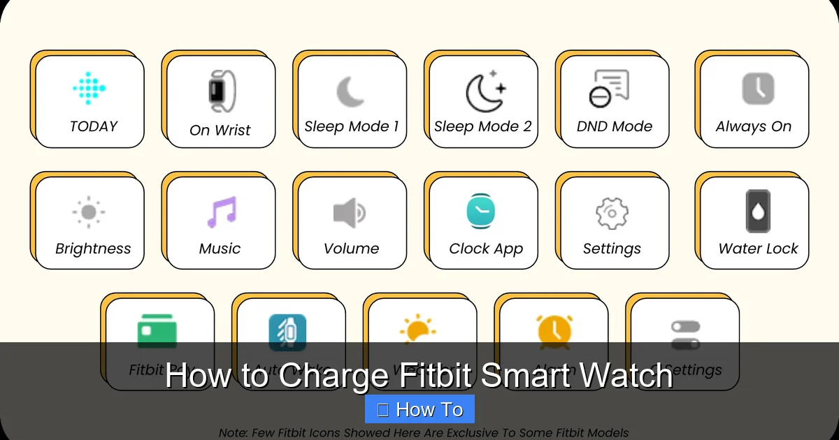 How to Charge Fitbit Smart Watch