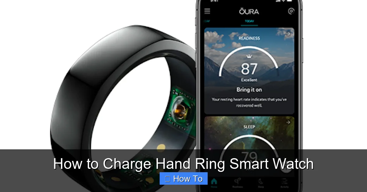 How to Charge Hand Ring Smart Watch