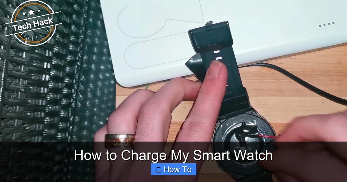 How to Charge My Smart Watch