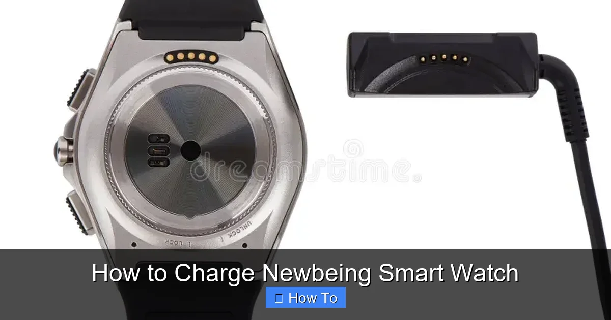 How to Charge Newbeing Smart Watch
