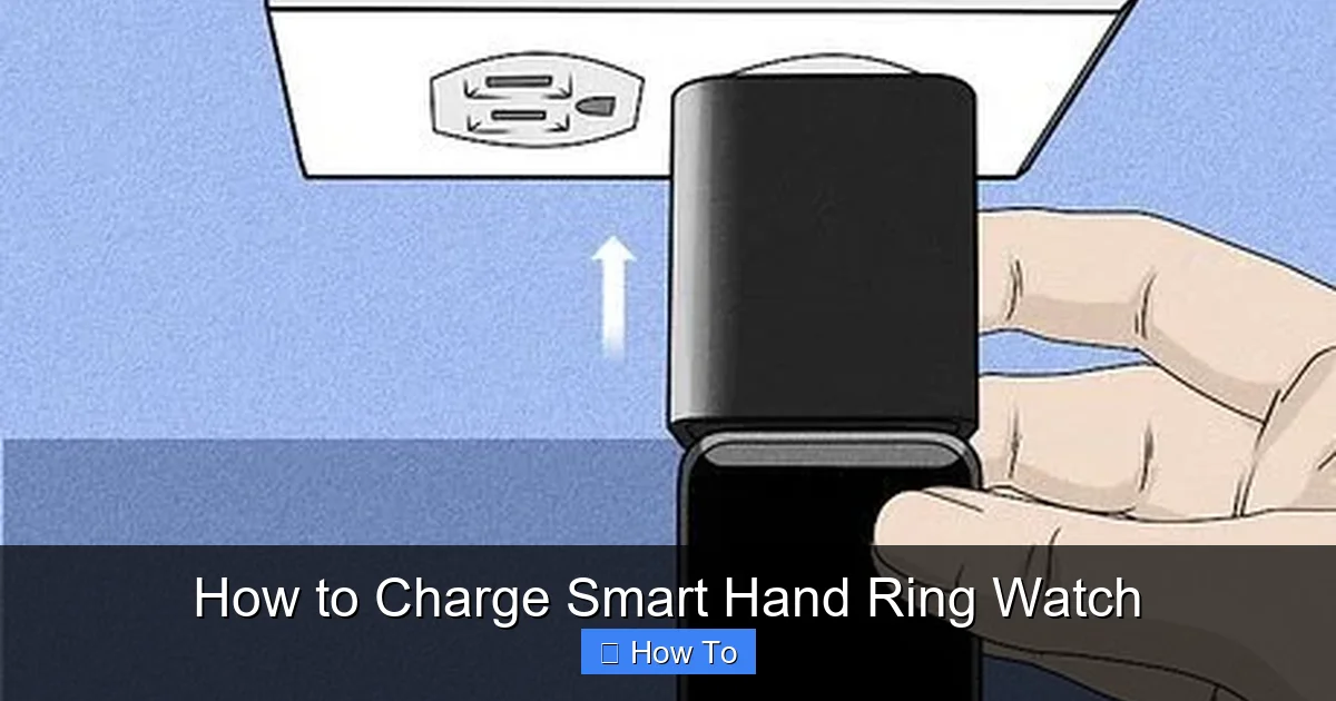 How to Charge Smart Hand Ring Watch