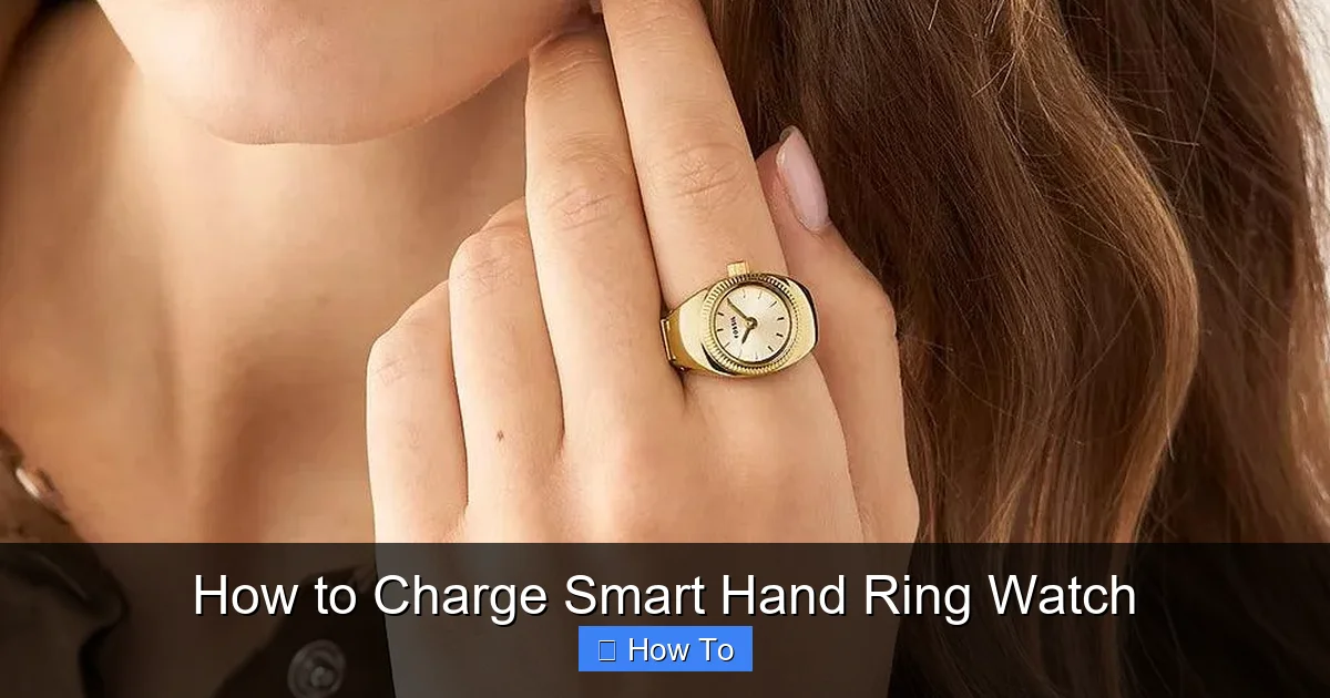 How to Charge Smart Hand Ring Watch