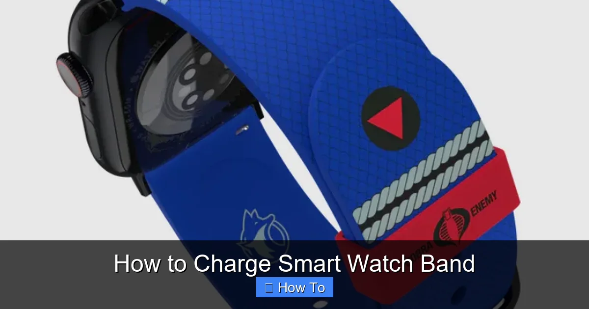 How to Charge Smart Watch Band