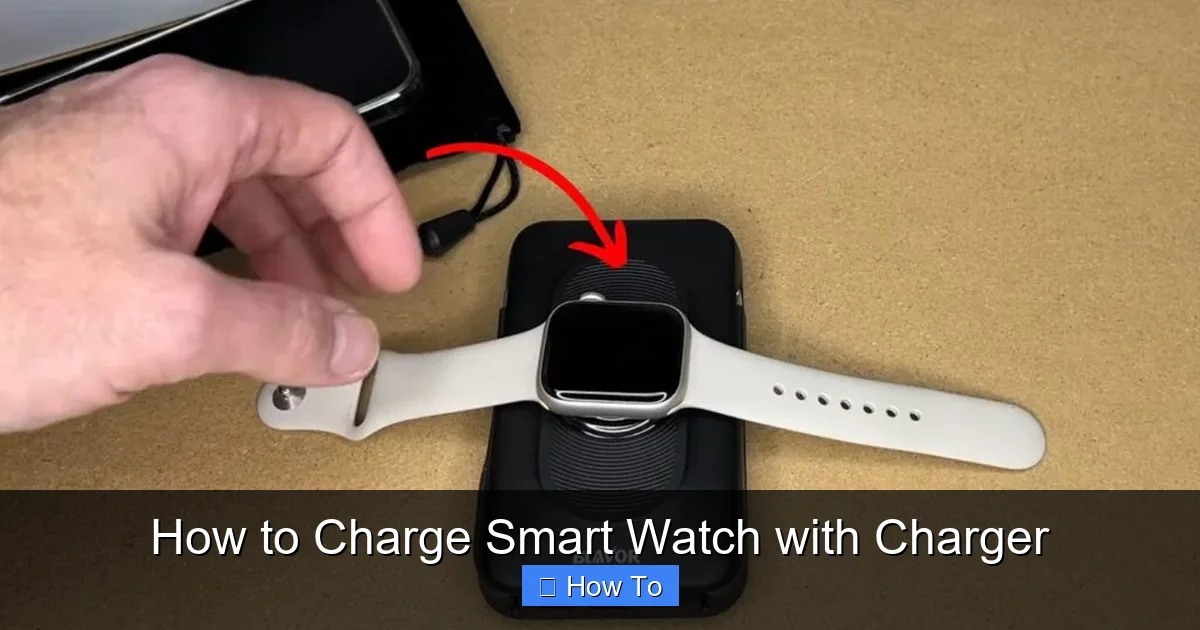 How to Charge Smart Watch with Charger