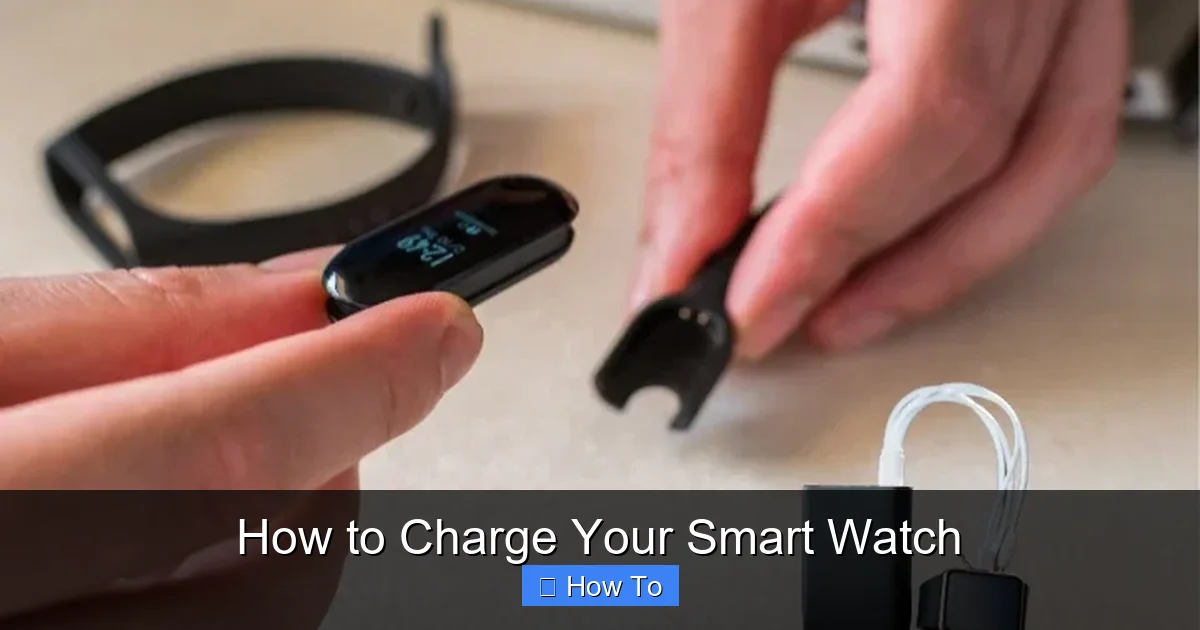 How to Charge Your Smart Watch