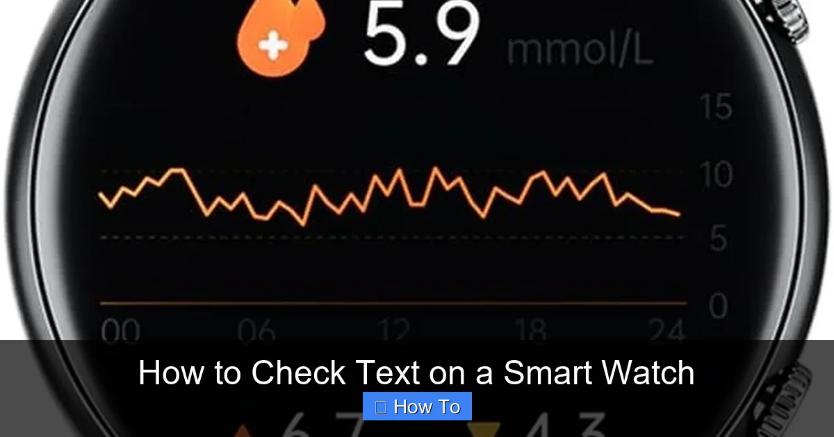 How to Check Text on a Smart Watch