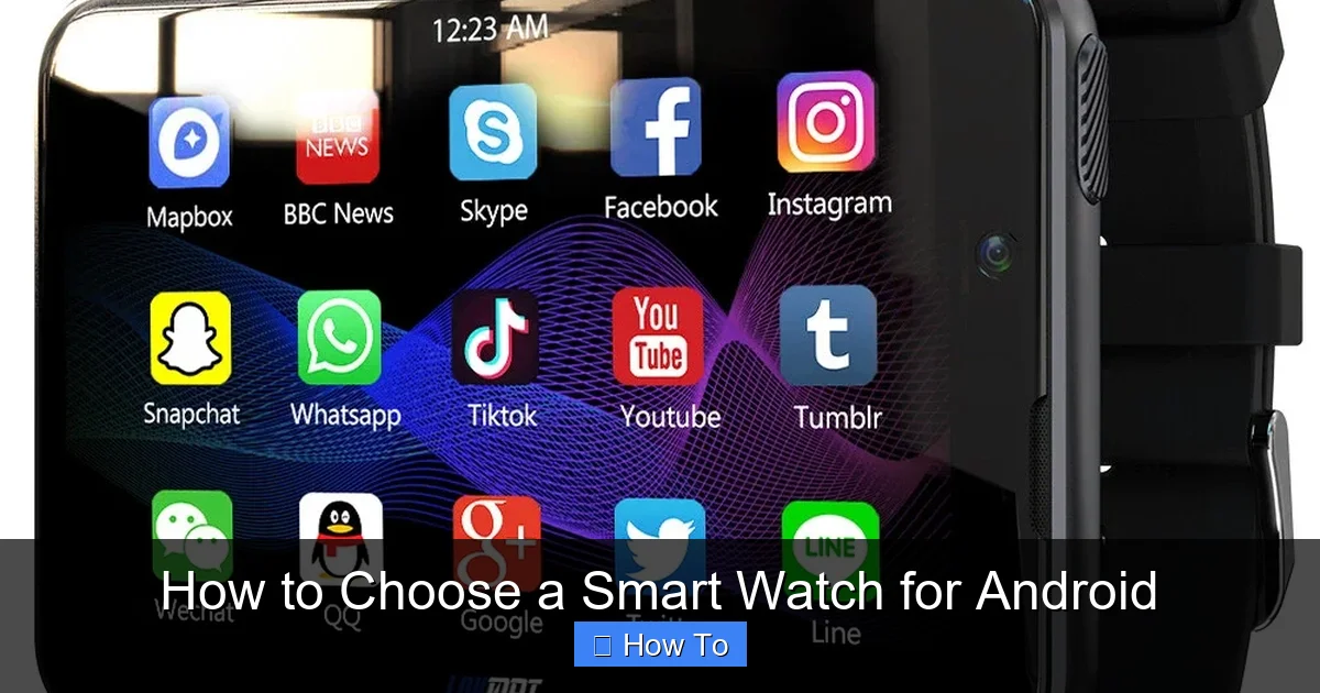 How to Choose a Smart Watch for Android