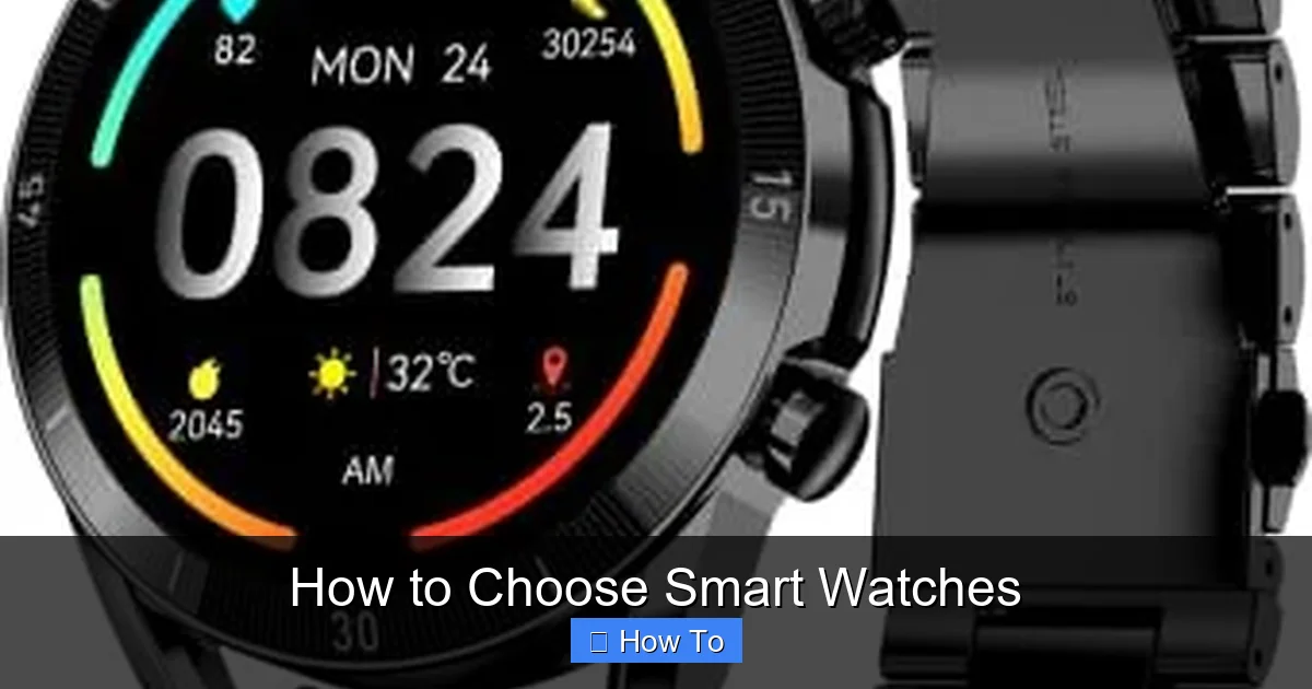 How to Choose Smart Watches