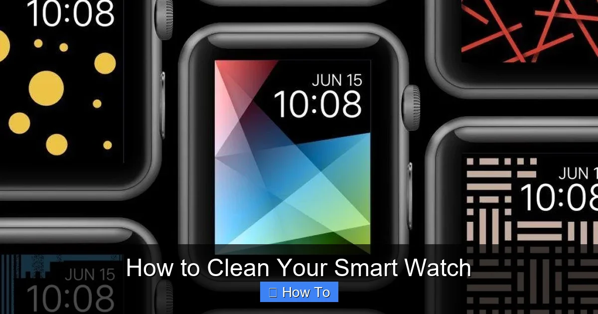 How to Clean Your Smart Watch