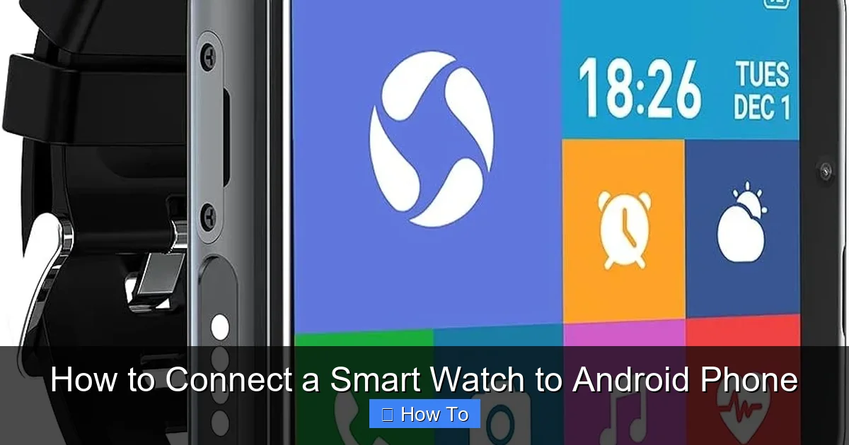 How to Connect a Smart Watch to Android Phone