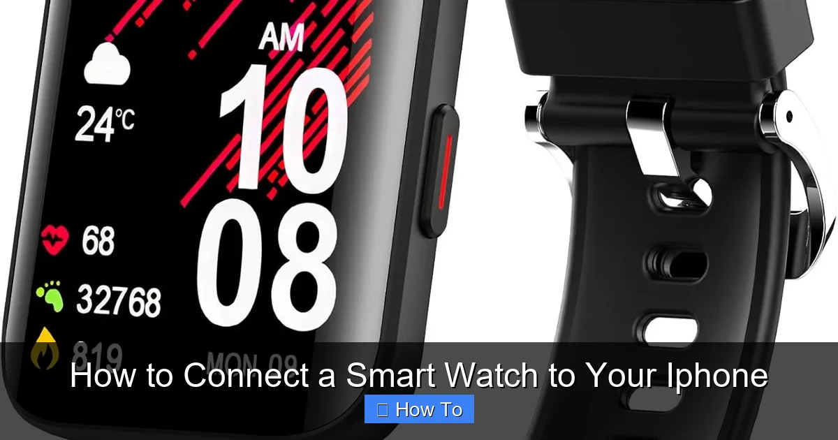 How to Connect a Smart Watch to Your Iphone