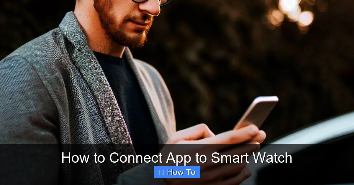How to Connect App to Smart Watch