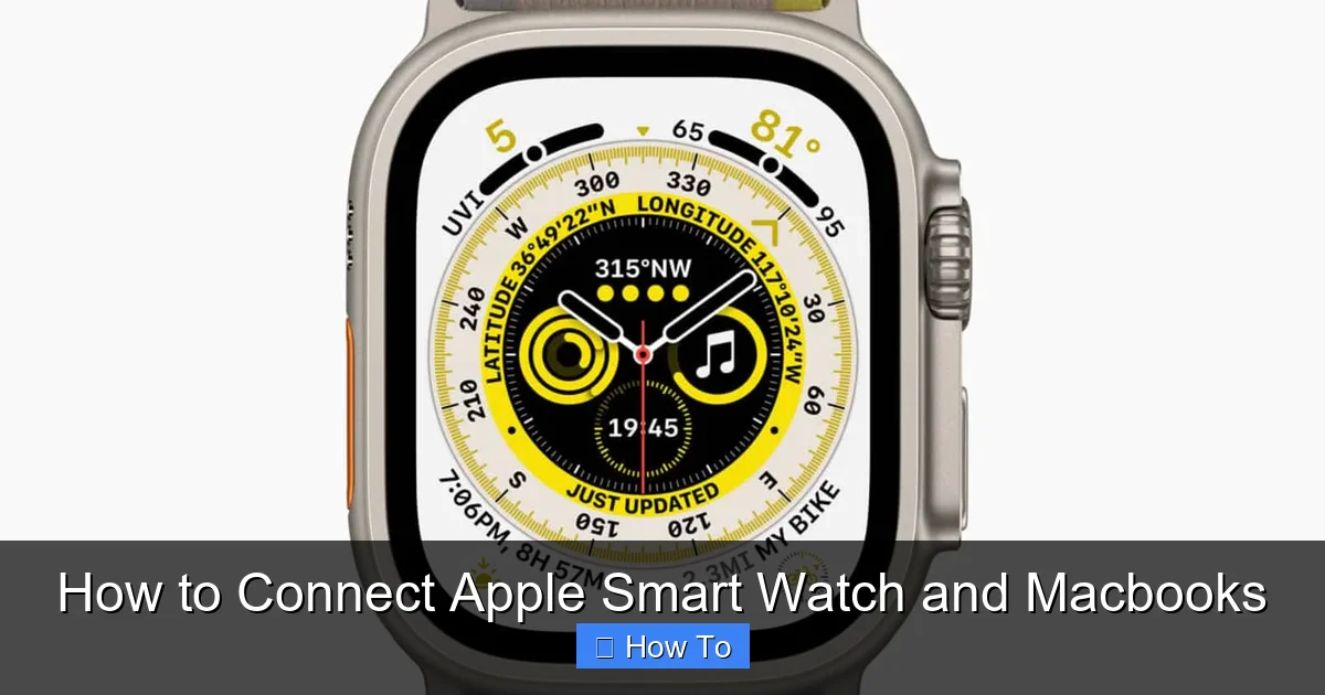 How to Connect Apple Smart Watch and Macbooks