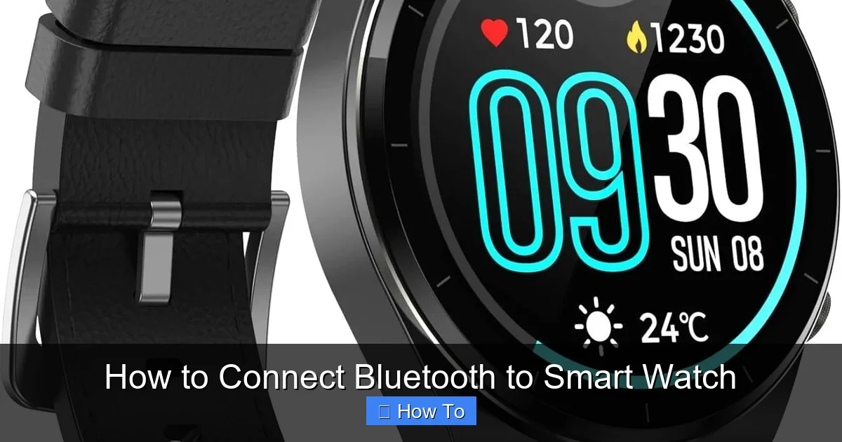How to Connect Bluetooth to Smart Watch