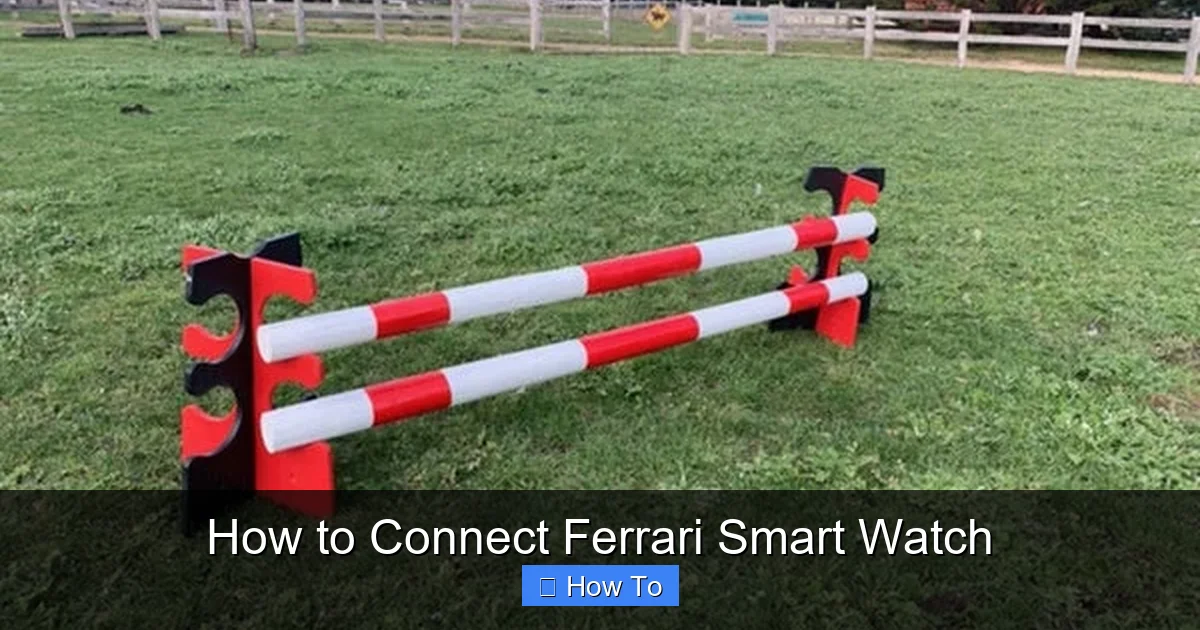 How to Connect Ferrari Smart Watch