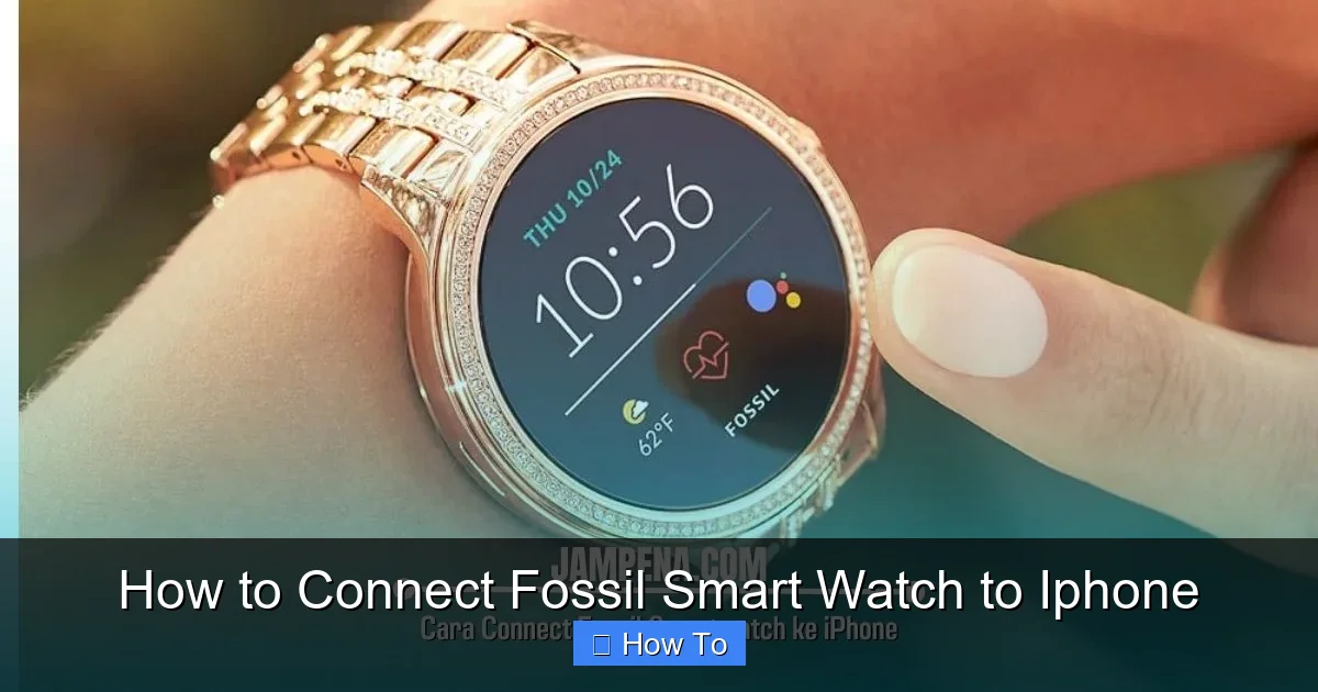 How to Connect Fossil Smart Watch to Iphone