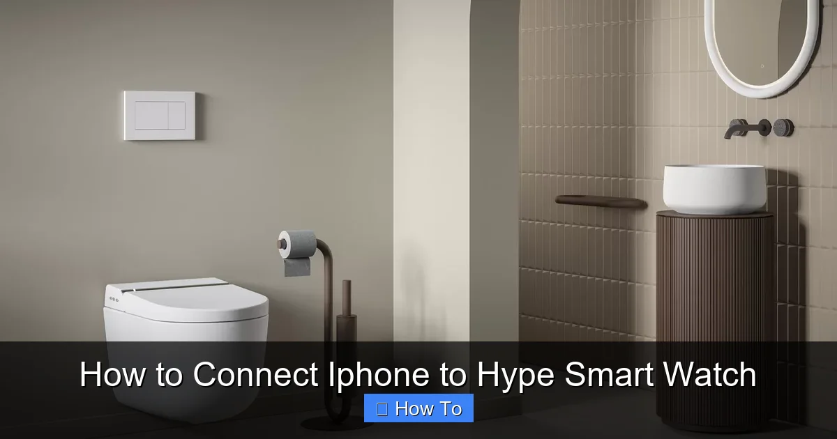 How to Connect Iphone to Hype Smart Watch