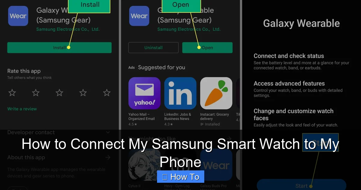 How to Connect My Samsung Smart Watch to My Phone