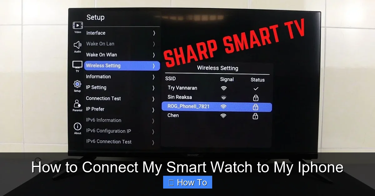 How to Connect My Smart Watch to My Iphone