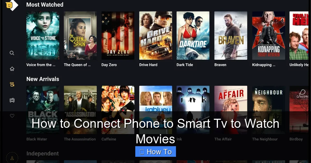 How to Connect Phone to Smart Tv to Watch Movies
