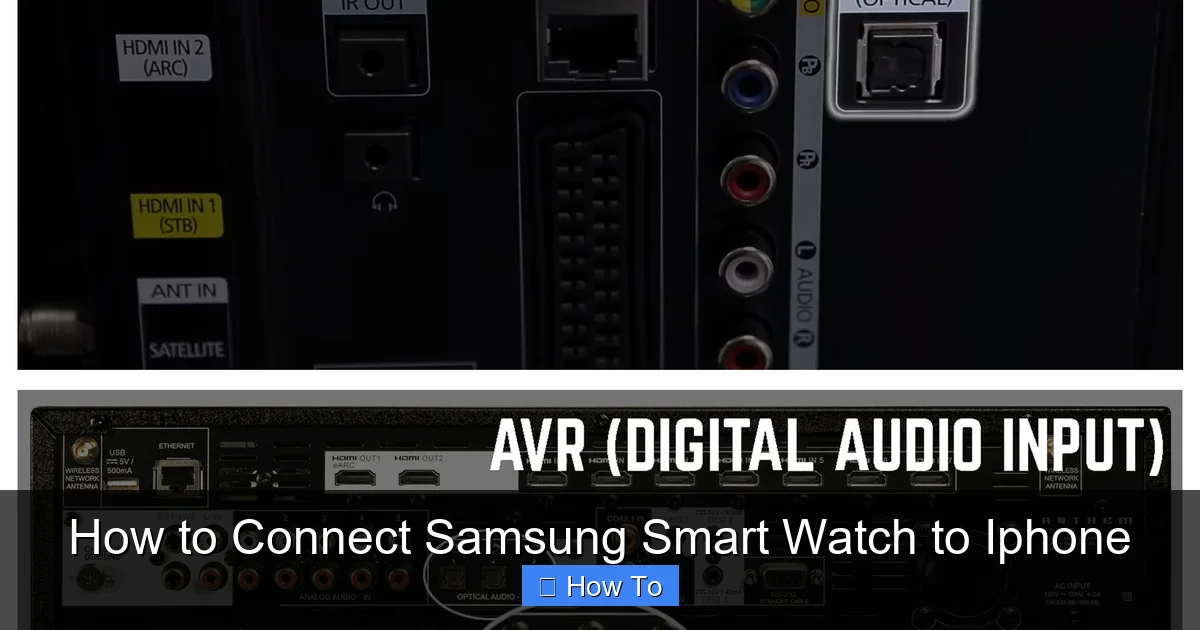 How to Connect Samsung Smart Watch to Iphone