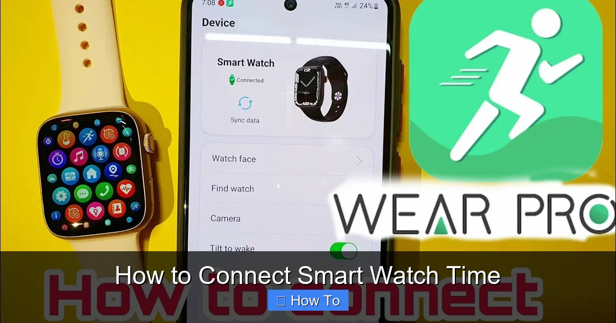 How to Connect Smart Watch Time