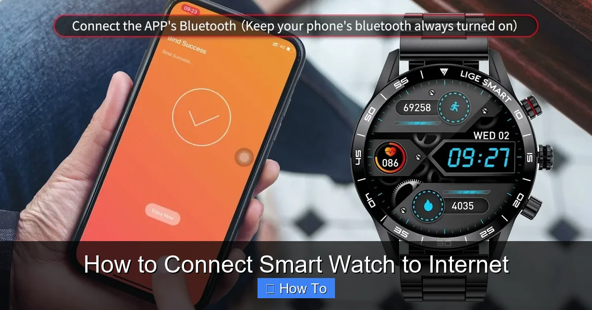 How to Connect Smart Watch to Internet