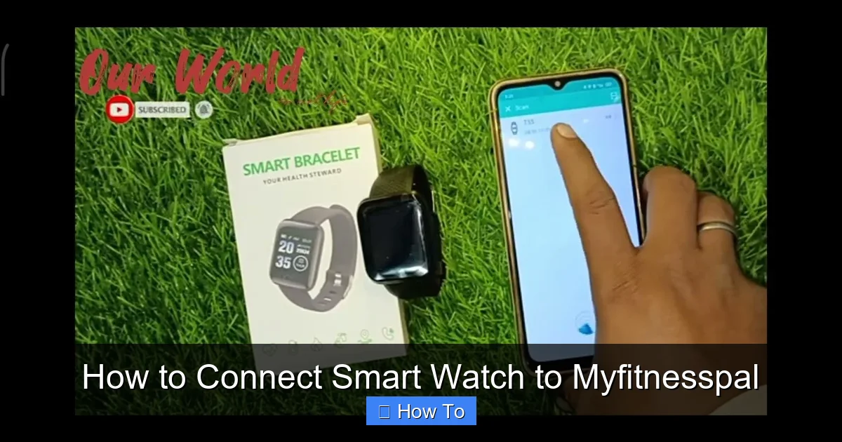 How to Connect Smart Watch to Myfitnesspal