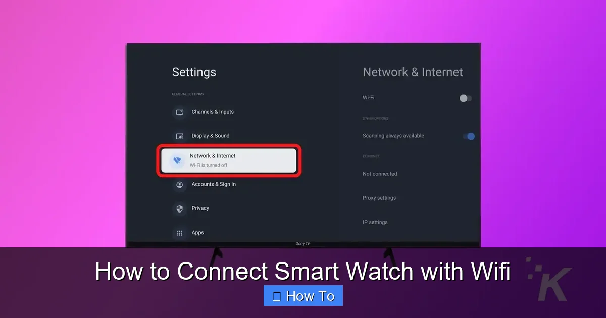 How to Connect Smart Watch with Wifi
