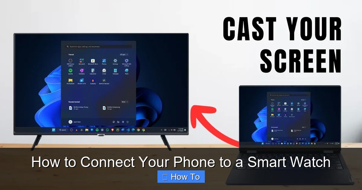 How to Connect Your Phone to a Smart Watch