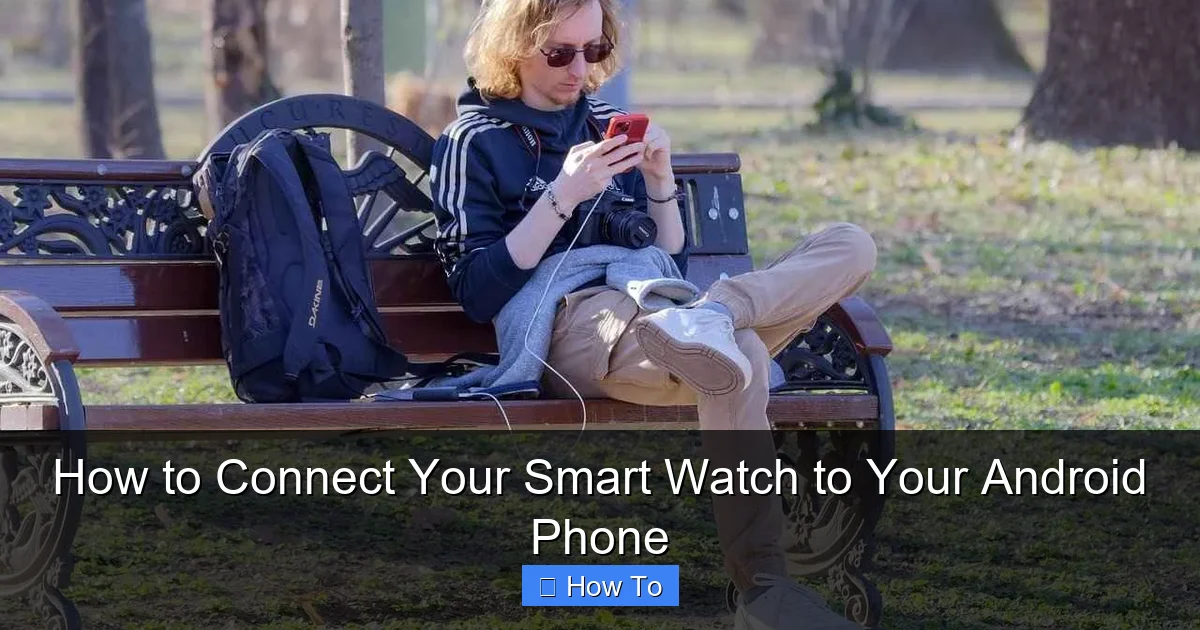 How to Connect Your Smart Watch to Your Android Phone