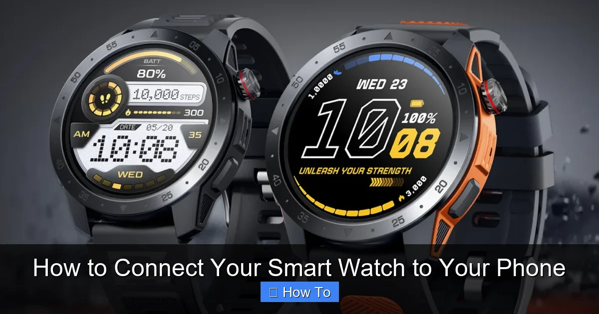 How to Connect Your Smart Watch to Your Phone