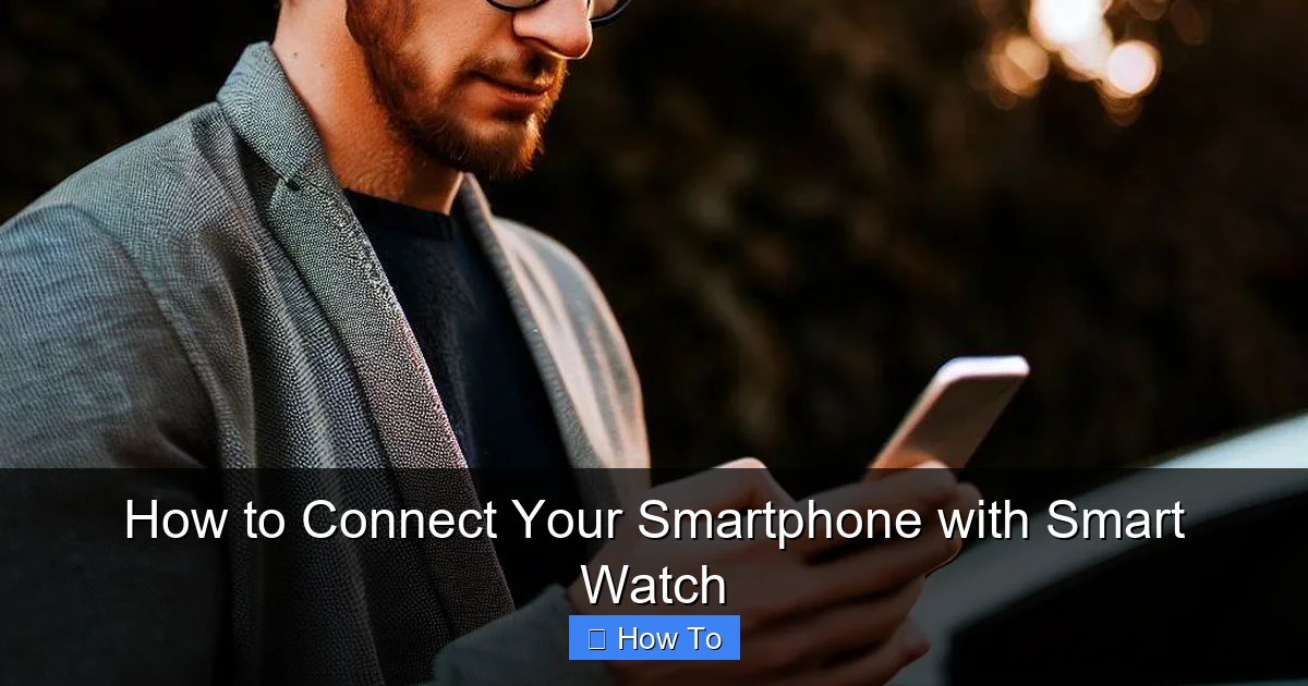 How to Connect Your Smartphone with Smart Watch